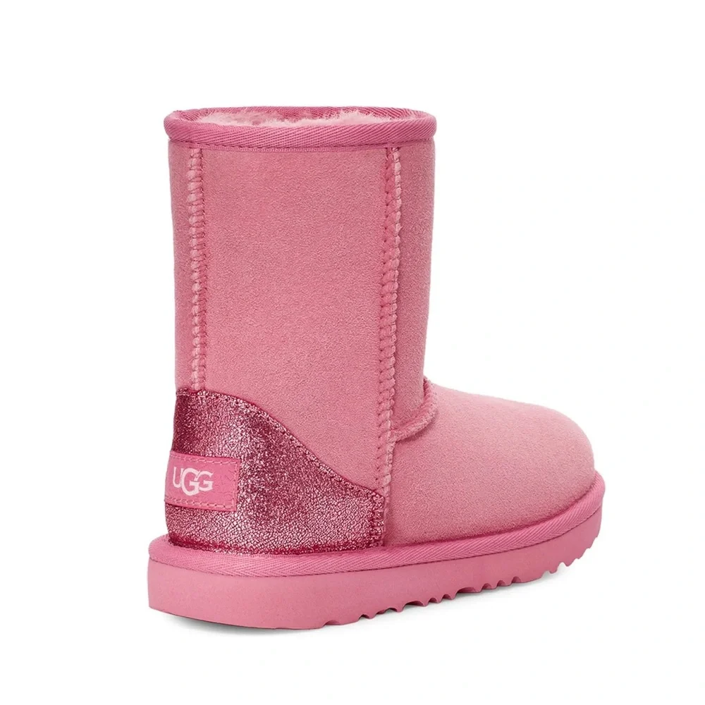 UGG Kids’ Classic II Glitz Bootie in Wild Berry, Big Girl sz 5